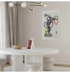 Poster - Collage Graphic - Discus Thrower - Sculpture Senza cornice, con margine 40x60