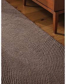 Passatoia grigio tortora in lana tessuta a mano 80x300 cm Eleni Taupe – Hanse Home