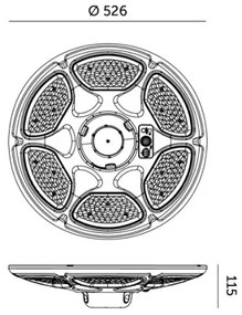 Lampione solare stradale LED con sensore SOLSUMI LED/25W/3,2V IP54 25000 mAh + telecomando