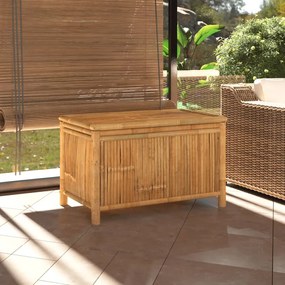 Contenitore Portaoggetti Da Giardino 90x52x55 Cm İn Bambù /