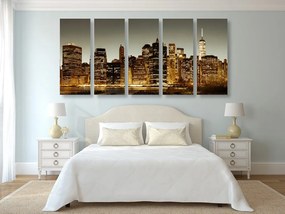 Quadri 5 pezzi – Centro di New York