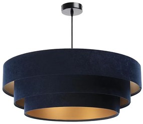 Lampadario su filo TRINITI 1xE27/60W/230V blu/giallo