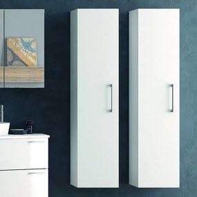 Kamalu - composizione bagno sospesa 100cm: mobile, specchio contenitore e 2 colonne form-100