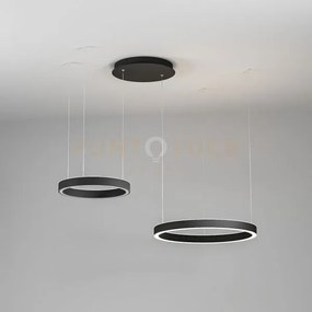 Criseide s/2d - lampadario a sospensione 2 luci led 3000k 3000lm 60...
