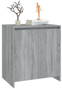 Credenza grigio sonoma 70x41x75 cm in legno multistrato