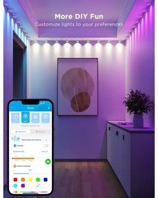 Govee - RGBIC LED Faretti a stringa 5m Wi-Fi