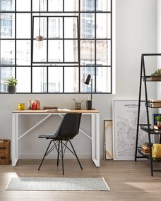Kave Home - Scrivania rettangolare Talbot 120 x 60 cm bianco