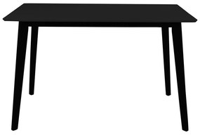 Tavolo da pranzo con piano nero 70x120 cm Vojens – Bonami Essentials