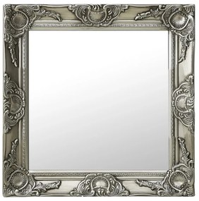 Specchio Da Parete 50x50 Cm Argento /