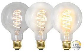 Lampadina LED calda a filamento dimmerabile E27, 4 W Spiral Filament - Star Trading