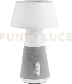 Lampada ricaricabile led decibel grigia 4,5w 300lm cct 3000k 4000k ...