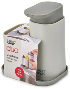 Dispenser di sapone grigio Duo - Joseph Joseph