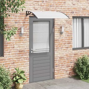 Pensilina Per Porta Nera E Trasparente 120x75 Cm İn Pc /