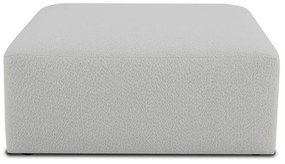 Modulo divano bianco in tessuto bouclé Roxy - Scandic