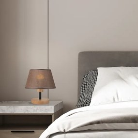 Brilagi - LED Lampada da tavolo ANTHONY 1xE14/40W/230V quercia/marrone