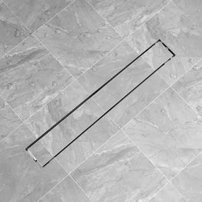 Canaletta Di Drenaggio Lineare Per Doccia 830x140 Mm Acciaio Inox /