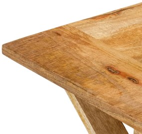 Tavolino da Salotto 110x52x40 cm in Legno Massello di Mango