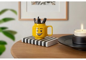 Tazza per bambini in ceramica gialla 255 ml Head - LEGO®