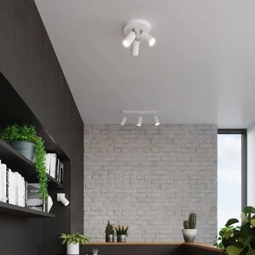 Sollux SL.1015 - Faretto RING 3xGU10/10W/230V bianco