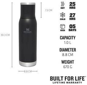 Thermos nero 1 l - Stanley