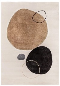 Tappeto beige/color crema 160x230 cm Peblinne – Universal