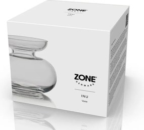 Vaso in vetro fatto a mano (altezza 9 cm) Inu - Zone