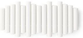 Appendiabiti da parete bianco in legno di pino Picket - Umbra