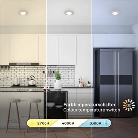 Briloner 7598032 -SET 3x Lampada LED da incasso per bagni LED/4,9W/230V IP44 cromo