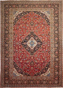 Kashan Tappeto persiano 400 x 290 Rosso (Iran) Annodato A Mano