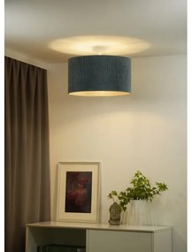 Duolla - Lampadario a plafone CORDUROY 1xE27/15W/230V diametro 40 cm azzurro