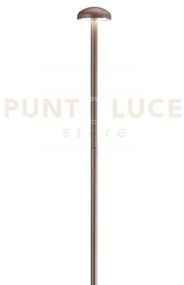 Paletto da giardino led dc24v puck bronzo 3w 360lm 3000k ip65 4,2x6...