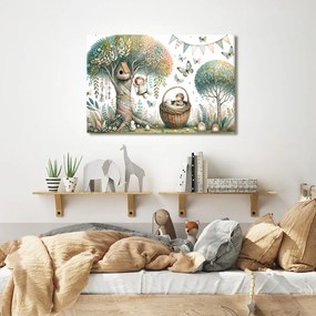 Quadro su tela – Mondo magico sotto l’albero dei sogni