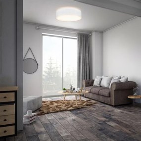 Plafoniera 2x E27/40W/230V Ø 38 cm, bianca