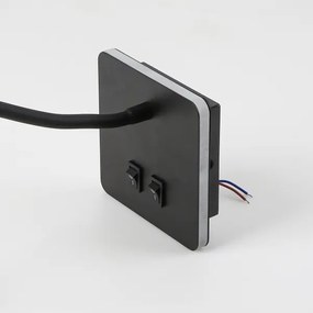 Brilagi - LED Lampada flessibile da muro MAYA Double LED/4W/230V + LED/3W nero