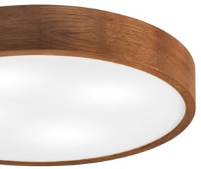 Brilagi - Plafoniera LED CARVALHO 4xE27/60W/230V finitura rovere ciliegio Ø 57,5 cm