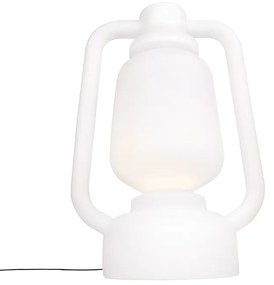 Lampada da terra bianca 110 cm IP44 - STORM Extra Large