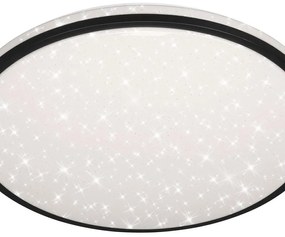 Plafoniera LED moderno Skizo, nero Ø 49.2 cm, luce con 3 temperature di colore dimmerabile