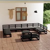 Set Divani da Giardino 13 pz in Legno Massello di Pino 3076188