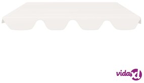 vidaXL Baldacchino per Dondolo Giardino Bianco 188/168x110/145 cm
