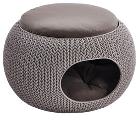 Letto per gatti in plastica marrone Knit Home - Curver