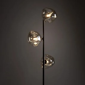 Lampada da terra LAVA 3xG9/8W/230V bronzo/beige fumé