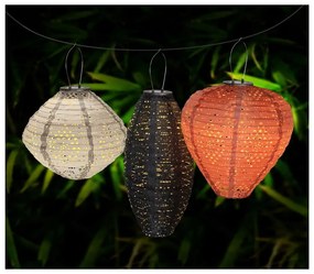 Lanterna a LED bianca con alimentazione a pannelli solari da esterno (altezza totale 22 cm) Harwood – House Nordic