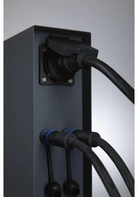 Paulmann 94700 - Colonna presa esterna RIO 2Z SCHUKO 230V IP44