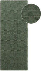 Passatoia verde scuro in lana tessuta a mano 80x200 cm Scala – Villeroy&amp;Boch
