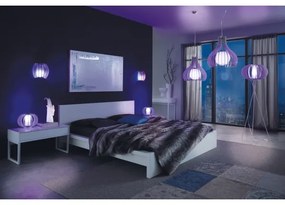 Eglo 96211 - Lampadario sospeso su cavo TINDORI 1xE27/60W/230V Ø 50 cm bianco