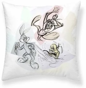 Fodera per cuscino Looney Tunes Sketch B Multicolore 45 x 45 cm
