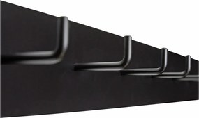 Attaccapanni in metallo nero Hack - Hübsch