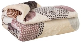 Coperta in micropile 200x220 cm Circles - My Home