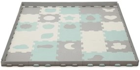 KINDERKRAFT select - Puzzle in schiuma LUNO 30 pezzi grigio/menta