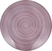 Piatto frutta porcellana viola 19,3 cm Petali